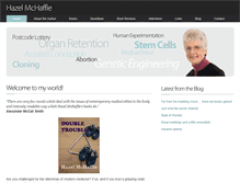 Tablet Screenshot of hazelmchaffie.com